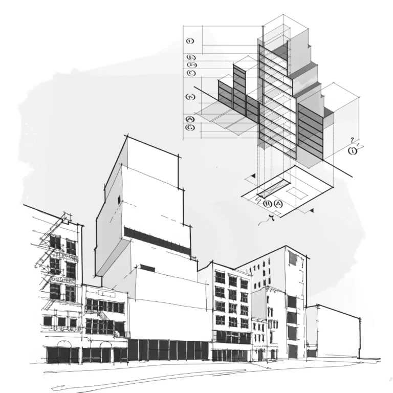 New Museum SANAA drawing