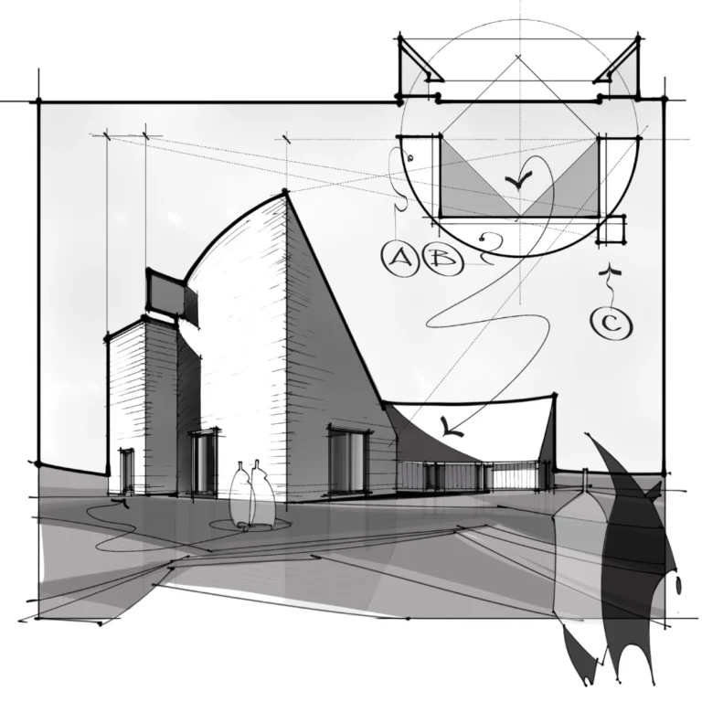 Rode House Pezo von Ellrichshausen drawing