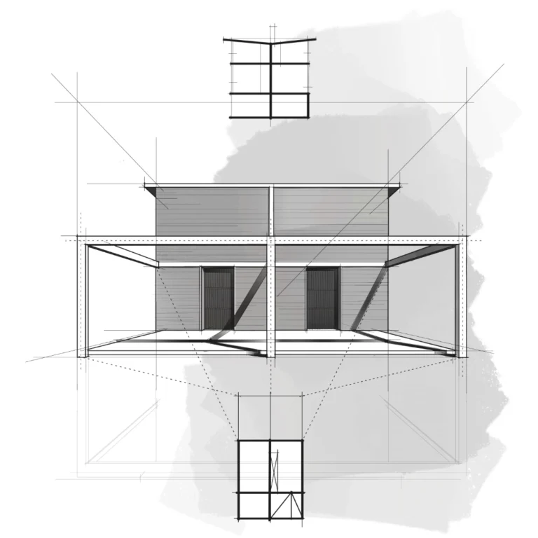 Stone House Herzog & de Meuron drawing