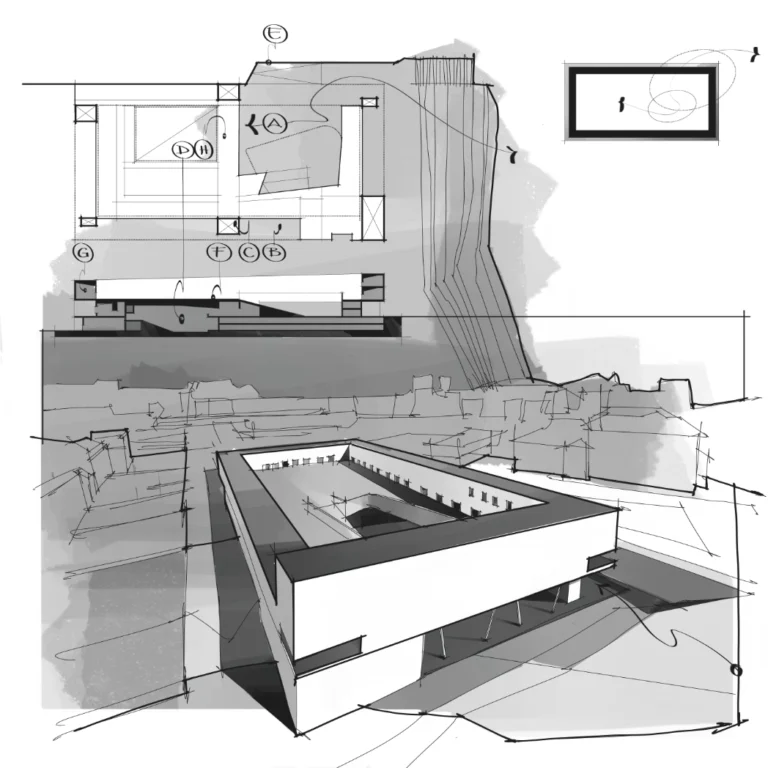 Escola Superior de Música do Instituto Politécnico de Lisboa Carrilho da Graça Arquitectos drawing